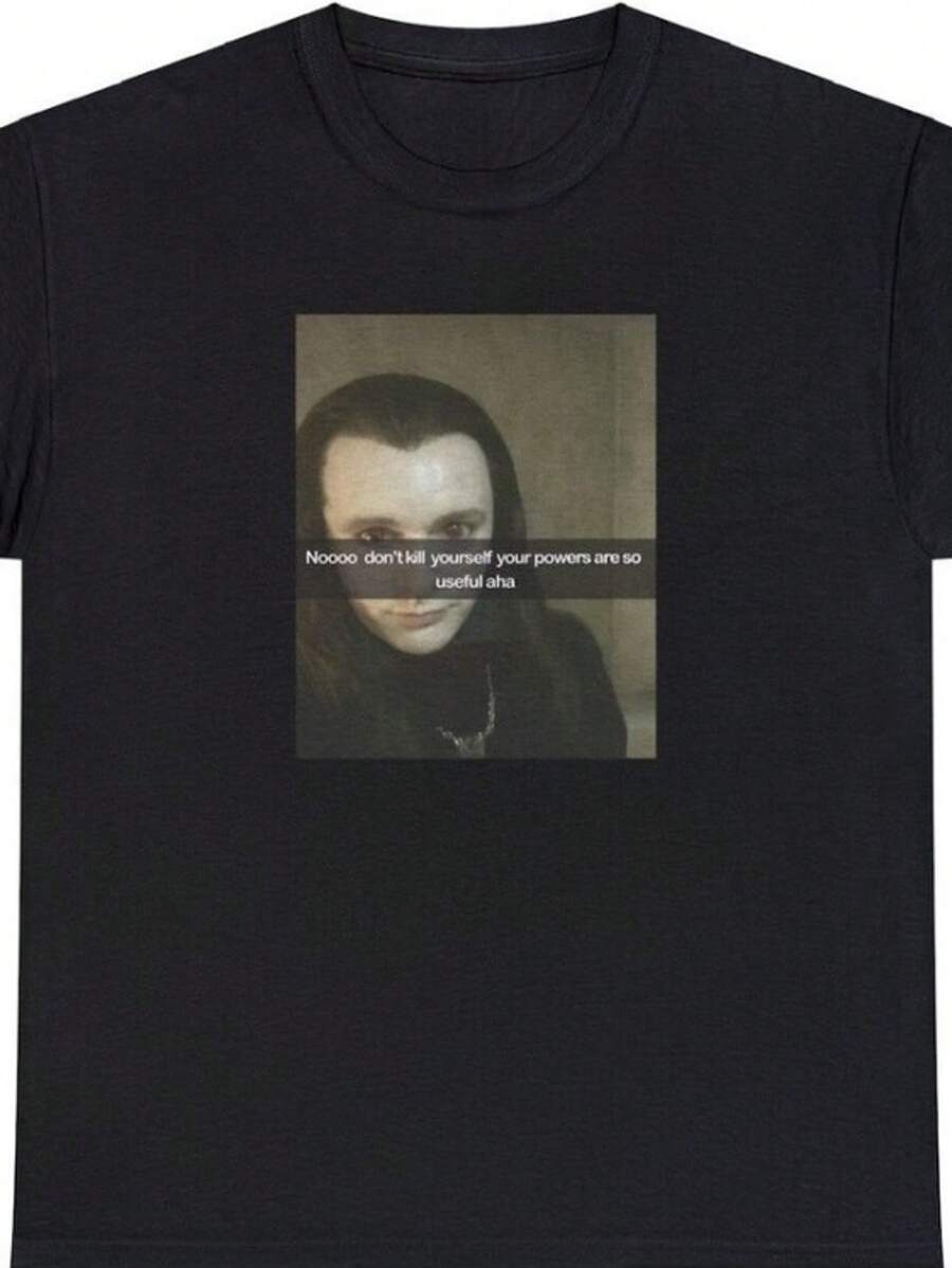 Twilight T Shirt Funny Meme Aro Snapchat Cringy Merch Gift Lover Tee - 黑色 - 查看 1