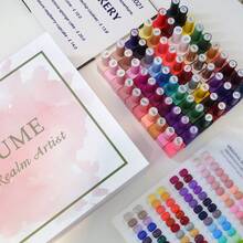 Set de 120 piezas de 15ml de esmalte de uñas en gel, serie de 120 colores con acabado brillante otoñal. Esmalte semipermanente con glitter y lentejuelas. Kit de esmalte UV resistente a remojo para manicura y diseño de uñas