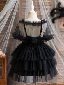 Toddler Girls Halloween Costumes Outfits Girl Halloween Dress,Baby Doll Dress Women