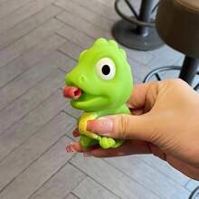 1 件 2025 新款创意吐舌青蛙挤压玩具、声音恐龙玩具、慢回弹减压小玩意、新奇玩具、派对小礼物、亲子互动玩具、办公室和学生减压、学校恶作剧玩具 - 彩色 - 查看 9