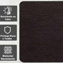 6 VR Jute Placemat - 鏽棕色 - 查看 3