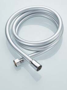 PVC 光滑淋浴软管 1.5 米/59 英寸，带防扭黄铜接头 - 通用替换，灵活，防扭结和防泄漏