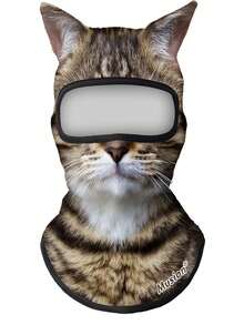 3D Cat Ski Balaclava Sheisty Face Mask With Ears - Multicolor - View 5