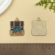 Mix 10pcs Outdoor Adventure Charms Pendants - Zinc Alloy Camping Themed DIY Jewelry Accessories With Detailed Mountain, Tent, And Nature Decorations For Handmade Bracelets, Necklaces, And Earrings, Perfect For Summer Festivals And Travel Enthusiasts