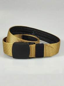 1条户外窄款安全隐形拉链钱包带，坚固耐用，无孔，带身体绑带 - 彩色 - 查看 4