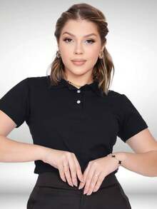 Women T-Shirts - Negro - Ver 2