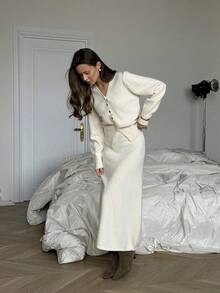 Women Sports Sweater Co-Ords