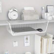 Multi-Layer Hanging Storage Basket, Suitable For Dorm, Wardrobe, Desk, Kitchen Spice Rack, No Installation Required, Space-Saving, Easy Assembly, Versatile Storage Basket