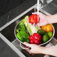 Stainless Steel Multipurpose Colander - Thick Mesh Basket With Dual Handles For Draining And Rinsing Fruits And Vegetables,Kitchen Items For Ultimate Kitchen Efficiency With Cozy Fall& Winter Styles - Silver - View 13