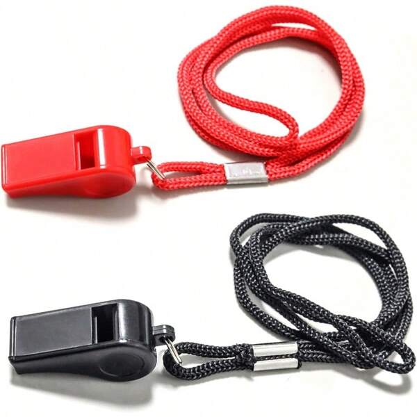 Whistle With Lanyard For Coaches Referees Training Outdoor Camping Accessories Dog Whistle Emergency Survival.