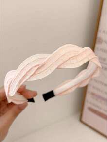 3 piezas Diademas con estampado floral minimalista y fresco, de moda versátil y antideslizante, accesorios de pelo dulces y elegantes para niñas - Multicolor - Ver 6