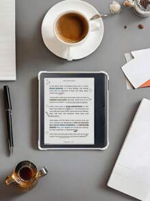 1pc Transparent Protective Case Compatible With Kindle Paperwhite 12th Gen 2024,Kindle 11th Generation-2024 Release,Kobo Libra Colour 7Iinch,Protective Cover Compatible With Kobo Clara Colour,Fire HD 10 Tablet(11th/13th Gen, 2021/2023 Release)Four Corners Anti-Fall,Full Coverage Clear Case, Silicon Soft Shell - Multicolor - View 12