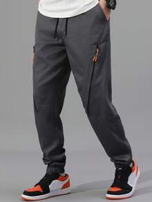 بنطلون رجالي متعدد الجيوب متعدد الاستخدامات، بنطلون كاجوال وظيفي للتنزه في الهواء الطلق، خريف