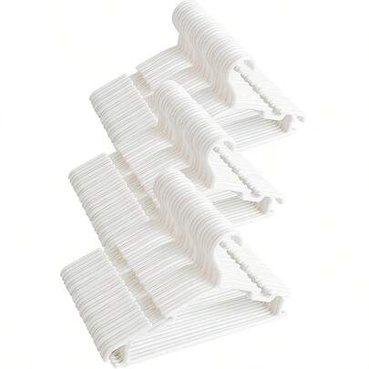 30/20/10pcs Kids Clothes Plastic Hangers, Durable Non-Slip Children Clothing Drying Racks
