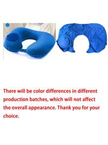 Travel Washable Neck Cushion Pillow Inflatable Air Blow Up Travel Pillow Airplane Inflatable Neck Pillow Travel Accessories Comfortable Sleep Pillows Camping Portable Outdoor Sleeping Bag Pillow Stonego Life Supplies