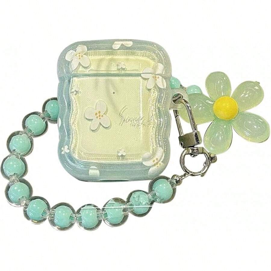 Cute Girly Strap 4, Woman Kawaii Soft Protective Cover 4th Generation With Lovely Keychain Lanyards Aesthetic Design, Pink Bows - 綠色 - 查看 1