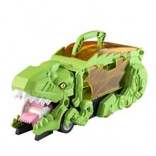 2025 New Dinosaur Swallowing Car Storage Ejection Sliding Track Alloy Toy Car, Children's Educational Toy, Birthday Gift, Christmas Gift, Halloween Gift, Holiday Gift, Perfect Gift