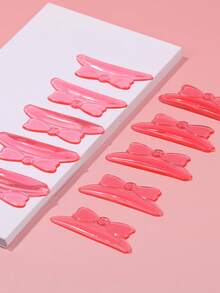 5 Pairs Lash Lift Shields,Cute Bow-Shaped Lash Lift Rods For Eyelash Curling And Lifting, Reusable Silicone Lash Rods For Eyelash Perm Lamination - Multicolor - View 9