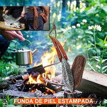 Cuchillo Vikingo Exteriores 3.7 Pulgada,Cuchillo Carnicero Forjado A Mano Con Vaina,Cuchillo De Caza,Cuchillo Chef,Acero De Alto Carbono,Aplicar Para El Hogar,Camping,Barbacoa,Cortar Carne - Rojo - Ver 7