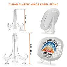 طبق تذكاري شخصي لحفل إعادة التجمع العائلي 2025 - طبق تذكاري مخصص، ديكور مطبخ شجرة نمط ، هدية لحفل تجمع عائلة سميث - متعدد الألوان - مشاهدة 7