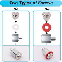 New M.2 SSD Mounting Screws Kit, M.2 Morboard Standoffs And Screws, NVMe Screw  Magnetic Screwdriver, Used For Mainboard Repair Of Laptop & Computers - RAM - 查看 5