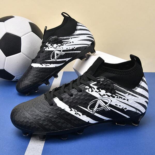 1 Paio di Scarpe da Calcio/Calcetto, Scarpe Sportive da Esterno per Uomo e Donna, Tacchetti TF, Taglie Studente e Adulto, Adatte per Erba Artificiale e Naturale, Tacchetti AG Lunghi, Antiscivolo e Durevoli, Scarpe da Calcio Comode, in Pelle Professionale, Alte, Adatte per Mondiali, Scarpe Sportive Competitive, Diretta dalla Fabbrica, Alto Rapporto Qualità-Prezzo, Scarpe da Rugby, Scarpe da Baseball