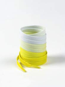 1 par de cordones de zapatos de moda con degradado de color, disponibles en múltiples colores, cordones elegantes para tenis, zapatos casuales, accesorios para zapatos