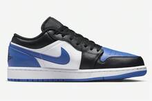 Nike Air Jordan 1 Low "Royal Toe"100% ORIGINAL PRODUCT REF 553558-140 - ĐEN VÀ XANH - Xem 3