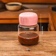 1件/2件便携式外卖玻璃咖啡杯水瓶带盖牛奶杯饮水杯耐热茶杯家用厨房日用密封旅行杯