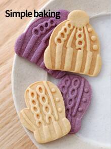 قالب تشكيل بسكويت بنمط قبعة وقفازات صوفية، طوابع بسكويت عيد الميلاد للأطفال والوالدين، عناصر ديكورية لعيد الميلاد، قوالب تشكيل بسكويت العطلات، أدوات تحضير الحلويات، ديكورات عيد الميلاد، بيجامات عيد الميلاد، هدايا عيد الميلاد، ديكور عيد الميلاد