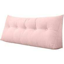 Triangular Headboard Pillow Twin XL, Pillow Headboard, For Dorm Headboard Bed Pillows Bolster Cushion Bed Bolster Triangular Backrest Cream