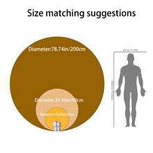 1pc Premium Red Round Velvet Rug, Soft, Living Room Carpet, Nordic, Bedroom, Bedside, Lounge, Dressing Room, Home Decor, Christmas, Winter New Arrival, Comfortable Underfoot, High-Quality Polyester Fiber, Thick, Home Aesthetic Decor, Washable Carpet, Modern Minimalist Rug, Tranquil Style