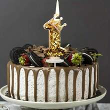 1 套 0-9 金色水钻皇冠装饰数字生日蜡烛，DIY 手工生日蛋糕装饰，派对氛围用品，浪漫派对用品，生日蜡烛，适用于生日派对、毕业派对、主题派对 - 金色皇冠 - 查看 3