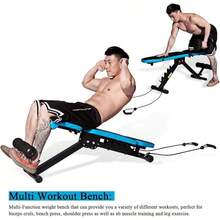 JX FITNESS Adjustable Weight Bench Home Training Gym Weight Lifting Sit Up Ab Bench Flat Incline Decline Multiuse Exercise Workout Bench - Black - View 3