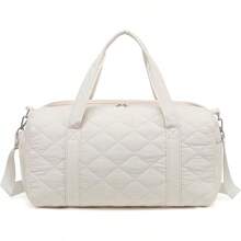 Training Bags - Beige Diamond-shaped Quilted Fabric - View 10