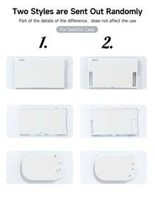 1 件海龟、海星印花多功能游戏机收纳包，兼容 Switch/Switch OLED/Switch NS 游戏机，支持充电、数据线收纳、游戏卡盒、防尘罩、支架，可容纳 10 张游戏卡，便携、防摔、防震 - 彩色 - 查看 9