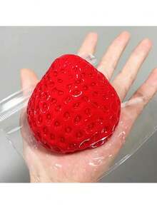 Random Style Squishy Toys, Squeeze Toys, Cute Cartoon Bun Toys, Mini Stress Relief Toys, Strawberry Squeeze Toys - Multicolor - View 8