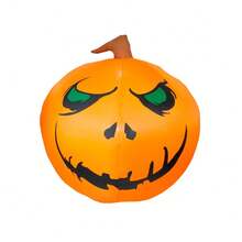 Importadora La Merced Inflatable Halloween Decoration Pumpkin With Led Light Inflatable Decorative Outdoor Pumpkin Halloween - Orange - View 4