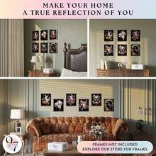 Dark Academia Wall Art Prints - Gothic Bedroom Decor, Vintage Goth Posters For Room Aesthetic, Halloween Witchy Prints Moody Goth Room Decor Emo Home Decorations (Unframed)Halloween - 幻想奇想 - 查看 5