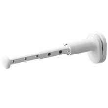 1 pieza Percha de almacenamiento de armario - Estante de secado de ropa conveniente - Estante de secado de ropa telescópico con múltiples agujeros - Barra de secado de ropa sin taladrar para viajes - Secadora plegable multifuncional para balcón de hotel