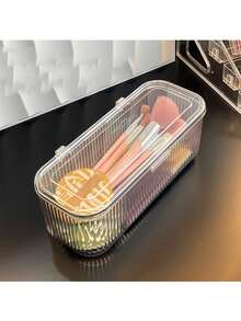 24pcs/10pcs Transparent Nail Storage Box With Press Button, Plastic False Nail Display Case, Comes With 60pcs Double-Sided Adhesive Strips, False Nails And Nail Salon Accessories Bag, Bags, Makeup Bag, Vanity, Travel, Make Up Bag, Storage, Makeup Organizer, Makeup Bags, Toiletry Bag, Desk Organiser, Cosmetic Bag, Makeup Pouch, Make Up Organizer, Vanity Accessories, Make Up Pouch, Make Up Bags, Jewellery Box, Pouch, Makeup Brush Holder, Brush Holder, Perfume Organiser, Pouch Bag,Gifts For Women,Christmas Gifts,Gift Ideas For Women,Room Decor - Clear - View 8
