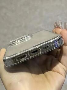 3件套加厚高透明防黄防摔手机壳，兼容 16/16 Pro Max/16 Pro/16 Plus/15/15 Pro Max/15 Plus/14/13/12/11/XR，柔软保护套，防水、防震、防刮。 - 無色 - 查看 5