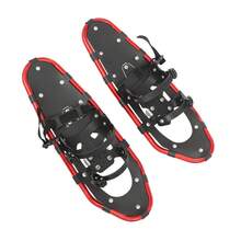 25 Inch Snowshoes, Snowshoes& Adjuatable Trekking Poles, For Adults Men Women