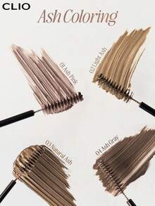 Clio K-Beauty KILL BROW SLIM ASH BROWCARA 眉胶，眉部定型啫喱，超细刷头，轻松打造精致眉妆，防水眉胶，持久防晕染，眉部定型液，眉部填充，丰盈眉部定型啫喱，附赠眉刷，强力定型眉胶，韩国化妆品 - 02 LIGHT ASH - 查看 2