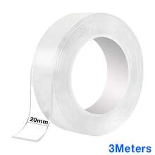 2PCS Double Sided Carpet Tape Rug Tape Heavy Duty Adhesive Tape For Indoor/Outdoor OZ - Clear - View 10