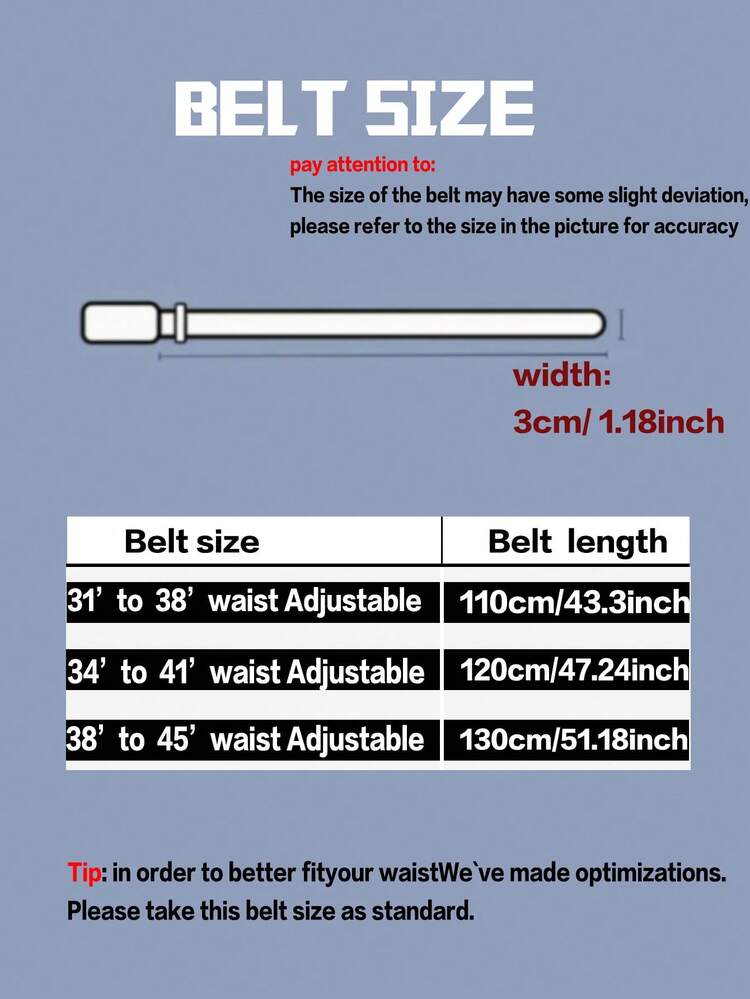 1 حزام بإبزيم نجمي بطراز بانك، مناسب للرجال والنساء، للارتداء اليومي والشارع، مناسب للجينز والمهرجانات والحفلات - أسود-أ - مشاهدة 8
