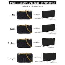 Organizator de pungă din pâslă cu fermoar GG, husă de umăr pentru femei, geantă de depozitare interioară pentru vezică urinară, organizator de geantă pentru școală, iarnă