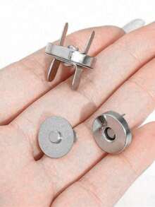 色调强磁按扣，14mm隐形紧固件，适用于箱包和工艺品，耐用磁扣，牢固固定，DIY包袋配件，钱包磁扣，圆形无缝吸盘扣，帆布包扣，适用于手提包，帆布包，皮革工艺包钱包，五金优雅包袋配件，手工包，返校礼物，教师礼物 - 彩色 - 查看 10