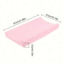 1 件婴儿尿布垫套，柔软舒适的尿布台垫套，毛绒尿布垫套 - 彩色 - 查看 5