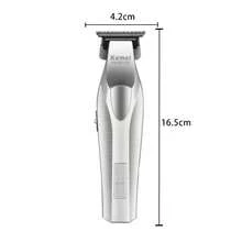 Kemei KM-3023-702 Men's Hair Clipper, Professional Home Haircutting Kit With DLC Coated Blades And Charging Base, 9000RPM Motor, Long-Lasting Cordless Use, Precise Trimming